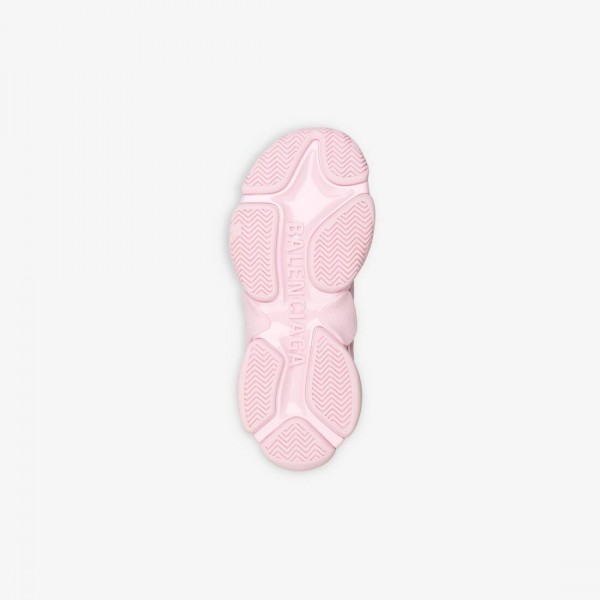 Men's Triple S Sneaker Allover Logo in Pink
