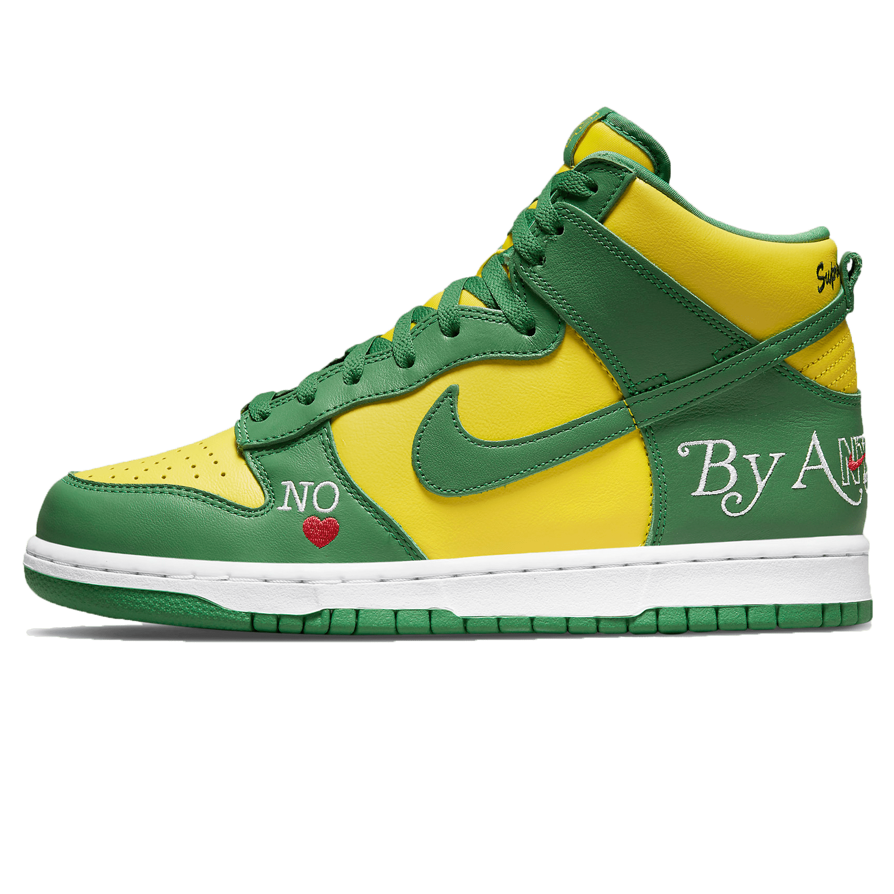 Supreme x Nike Dunk High SB By Any Means Brazil DN3741 700