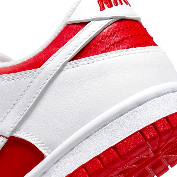Nike Dunk Low GS 'White University Red'