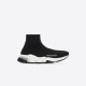 Women's Speed Clear Sole Sneaker in Black/white