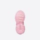 Women's Track Sneaker Clear Sole in Pink