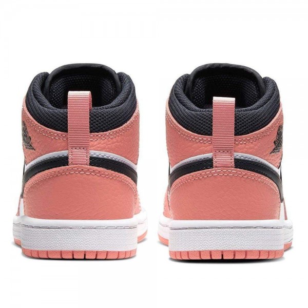 Air Jordan 1 Mid Children's 'Pink Quartz' (PS)
