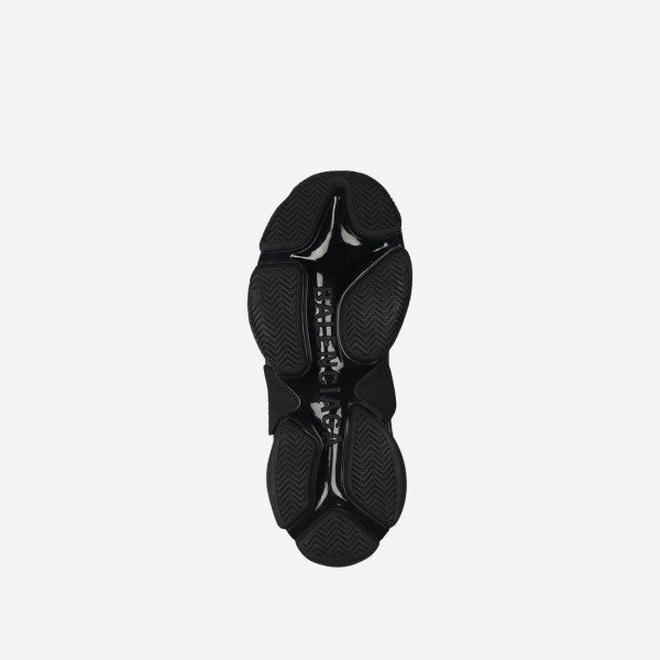 Women's Triple S Sneaker Allover Logo in Black